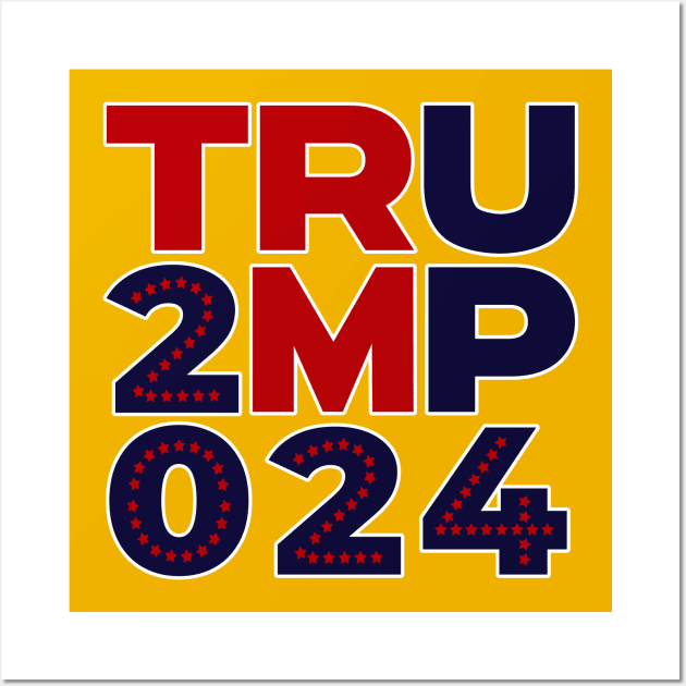 Trump 2024 Wall Art by Coron na na 